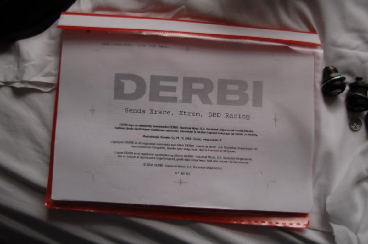 Derbi senda dele der medfølger! billede 29