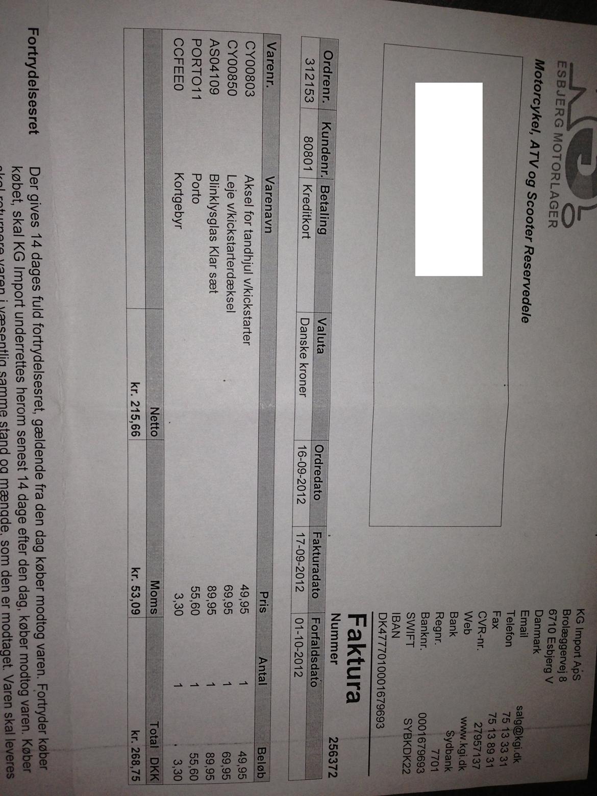 faktura på sonic R/T billede 5