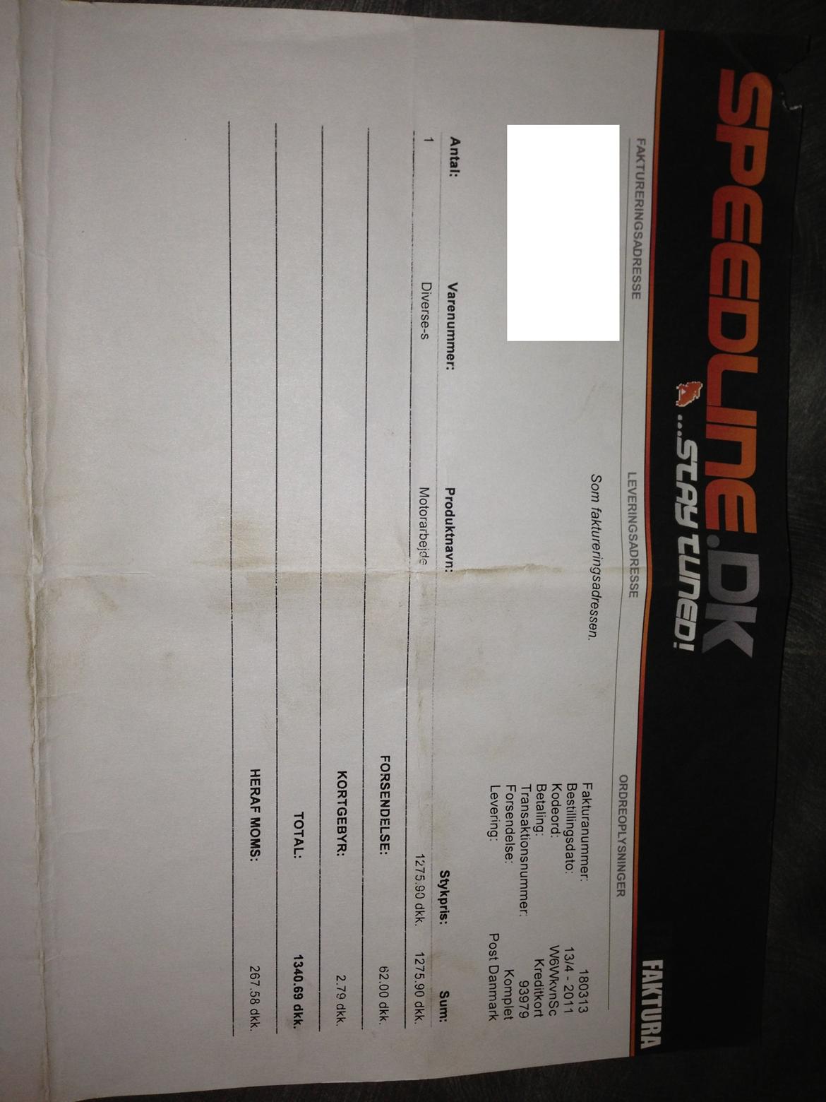 faktura på sonic R/T billede 6