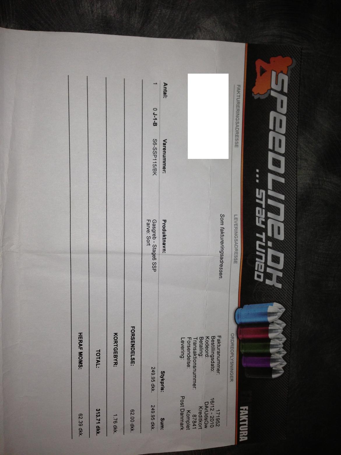 faktura på sonic R/T billede 7