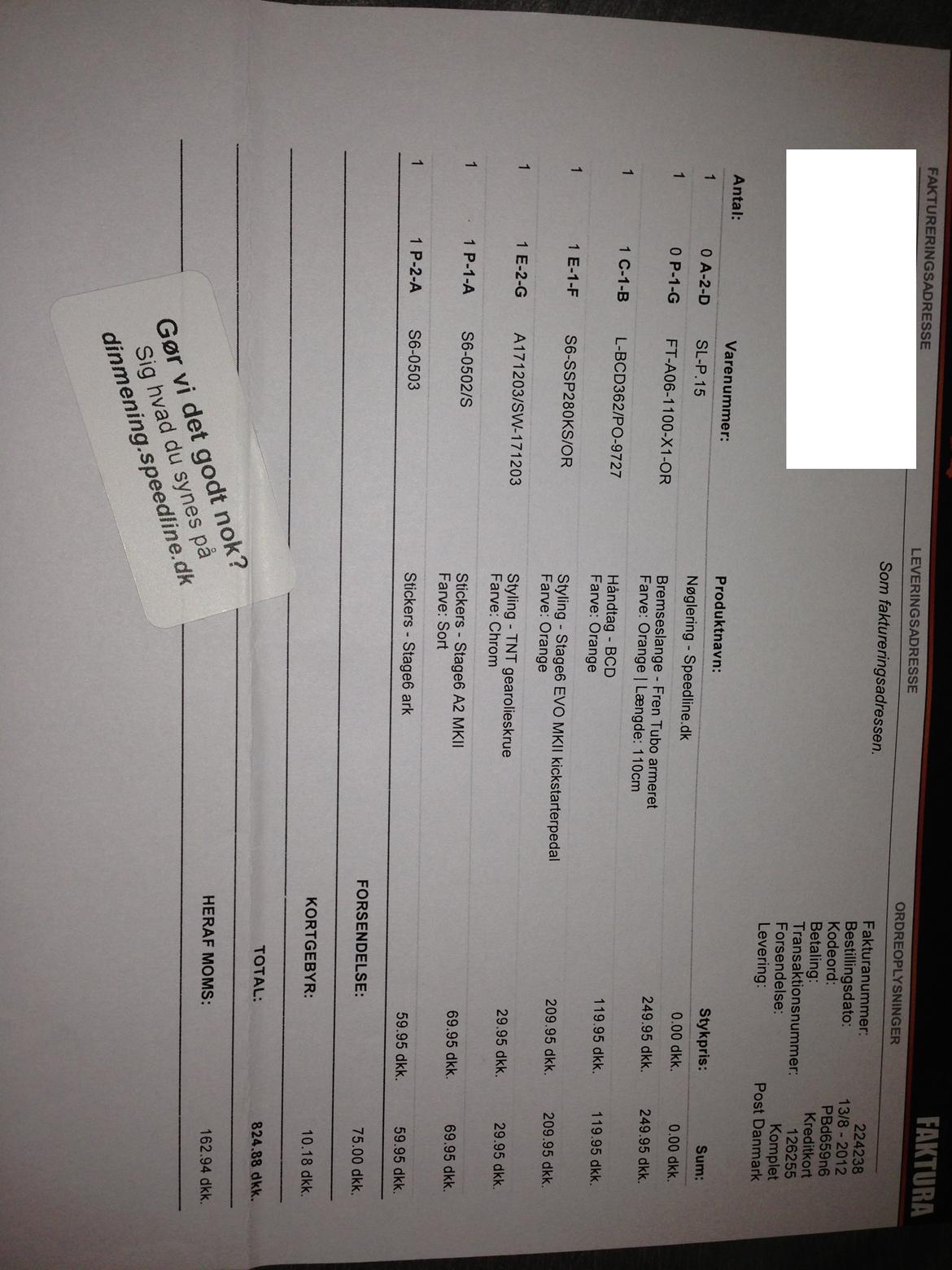 faktura på sonic R/T billede 9