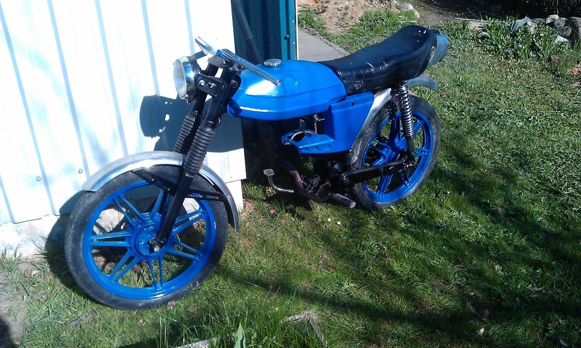 Puch Monza 3 Gear ´77 projekt - Den blå Monza er til dele på projektet billede 10