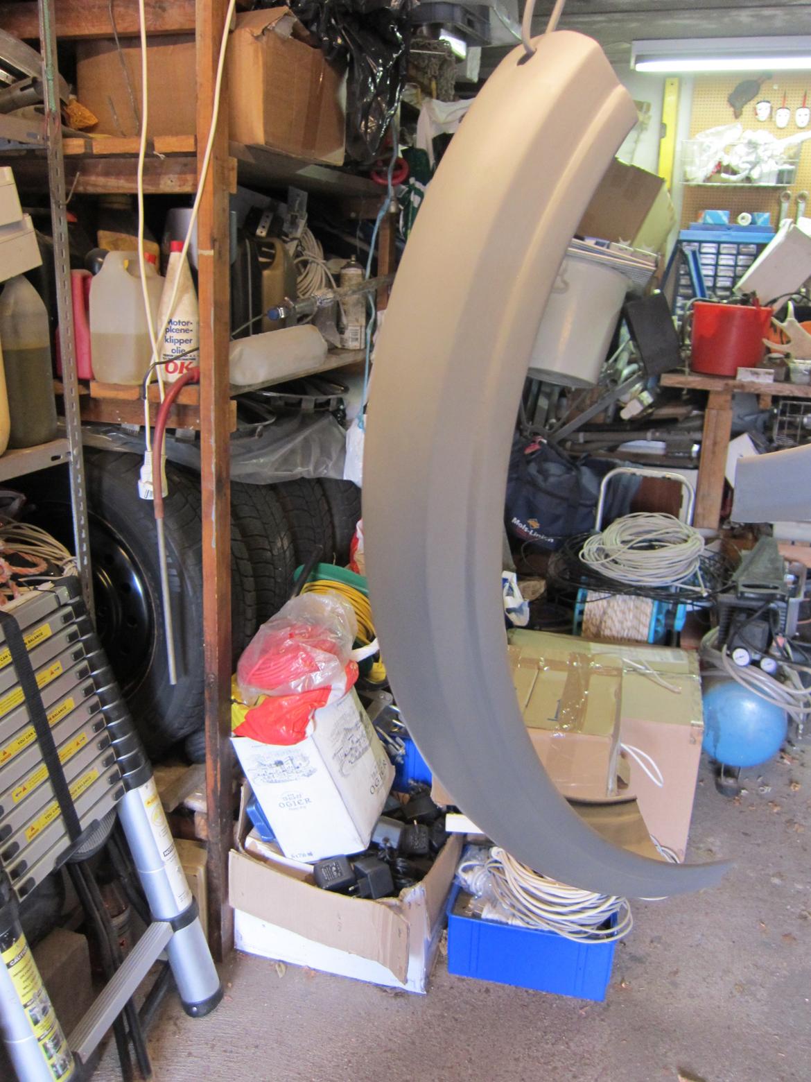 Le' Honda Amigo projekt - Grundet bagskærm billede 63