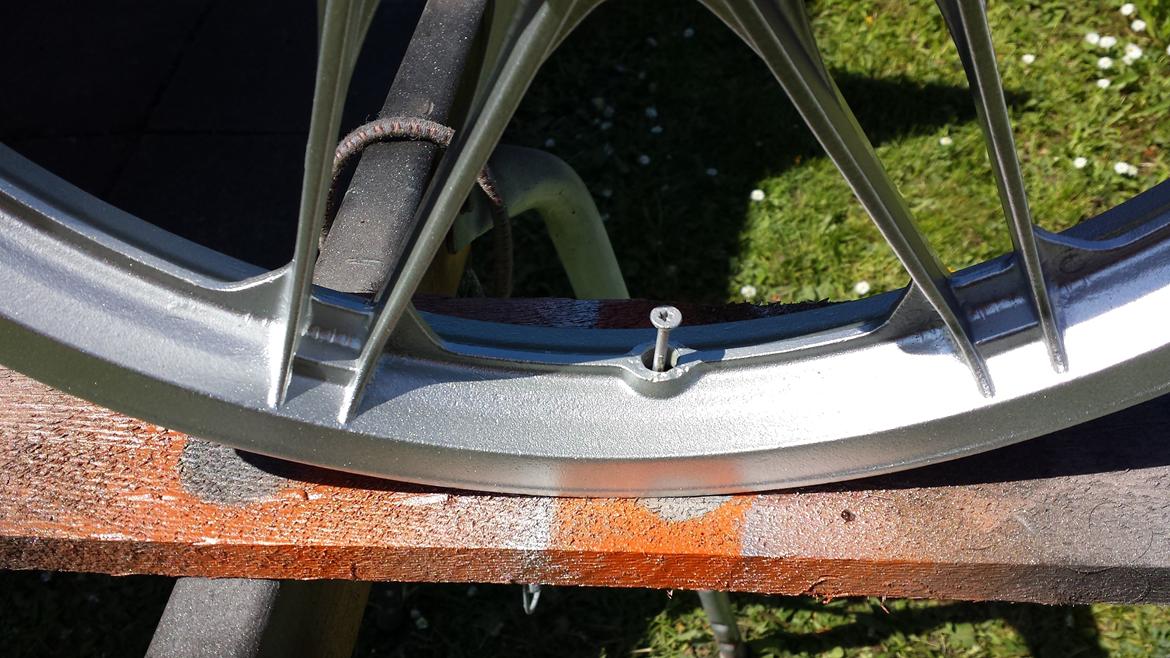 Puch Monza 3 Gear ´77 projekt - Malede fælge billede 29