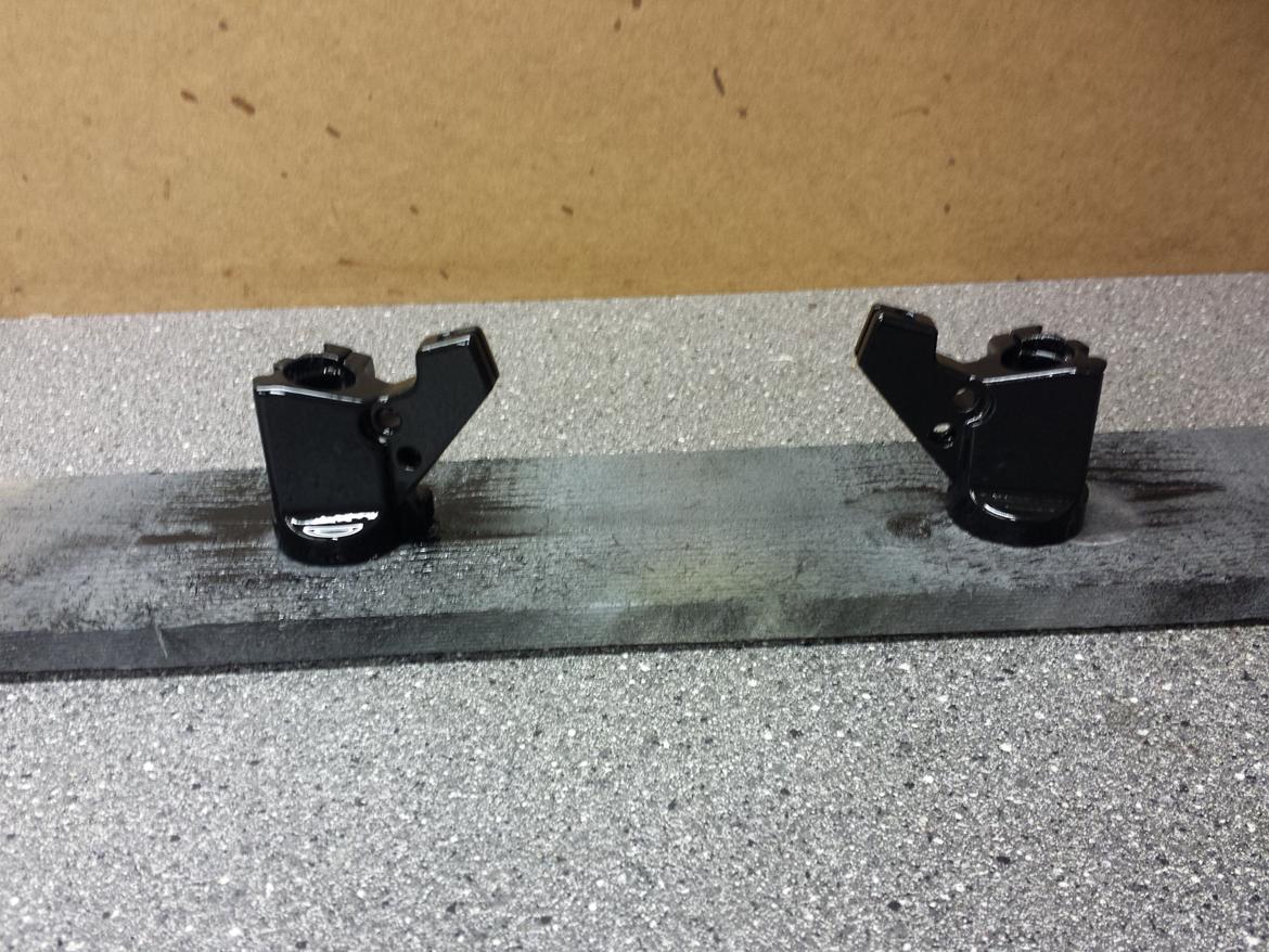 Puch Monza 3 Gear ´77 projekt - Bremse / kobling konsoller bliver jo fine billede 35