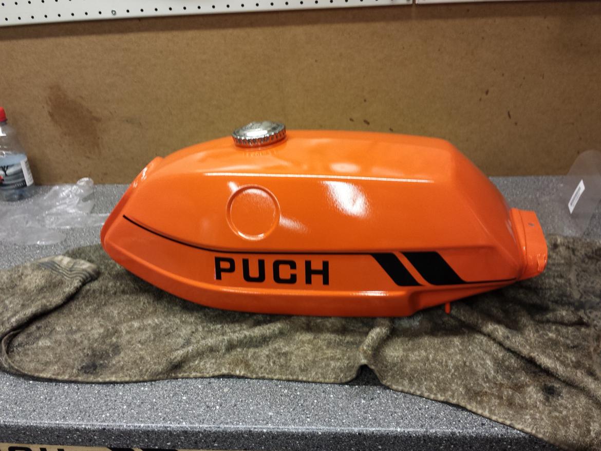 Puch Monza 3 Gear ´77 projekt - Så kom der lige lidt klistermærker på billede 36