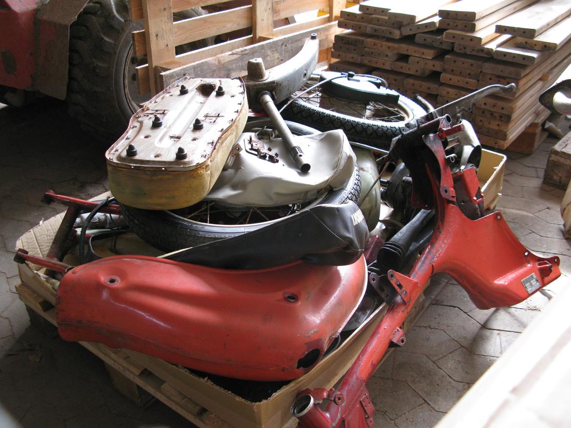 Simson Star SR4-2/1 renoverings projekt - Nu er hele stellet skilt ad billede 6