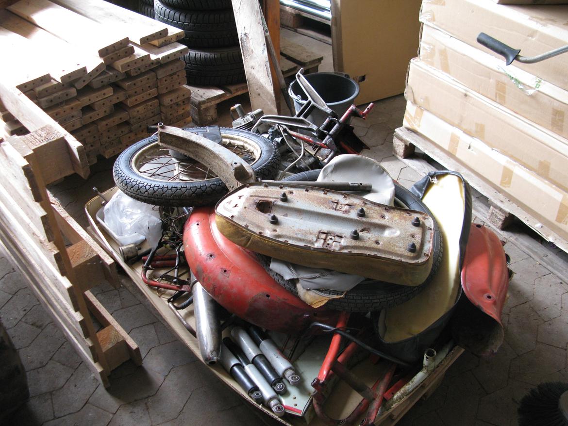 Simson Star SR4-2/1 renoverings projekt - Nu er hele stellet skilt ad billede 7