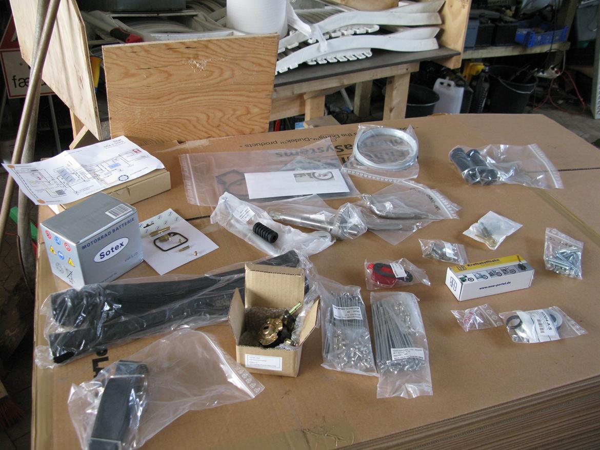 Simson Star SR4-2/1 renoverings projekt - Fået lidt reservedele hjem fra tyskland billede 8