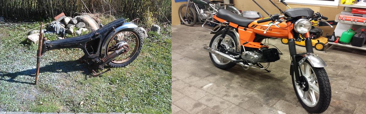 Puch Monza 3 Gear ´77 projekt - Før / efter billede billede 68