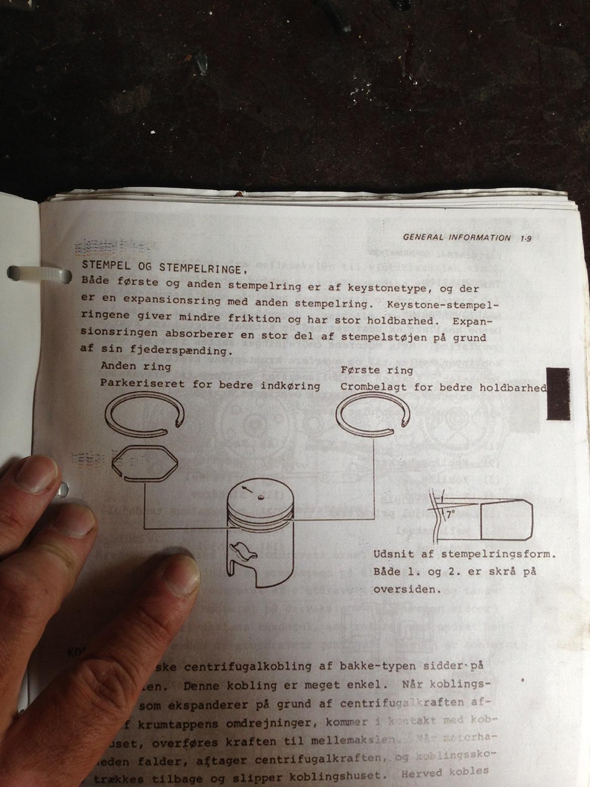 Stempel ringe montering på Suzuki  billede 1