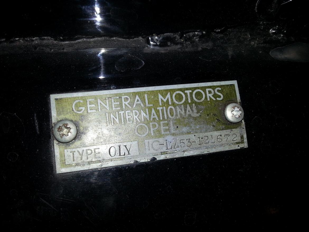 Opel Olympia Rekord 53' billede 14