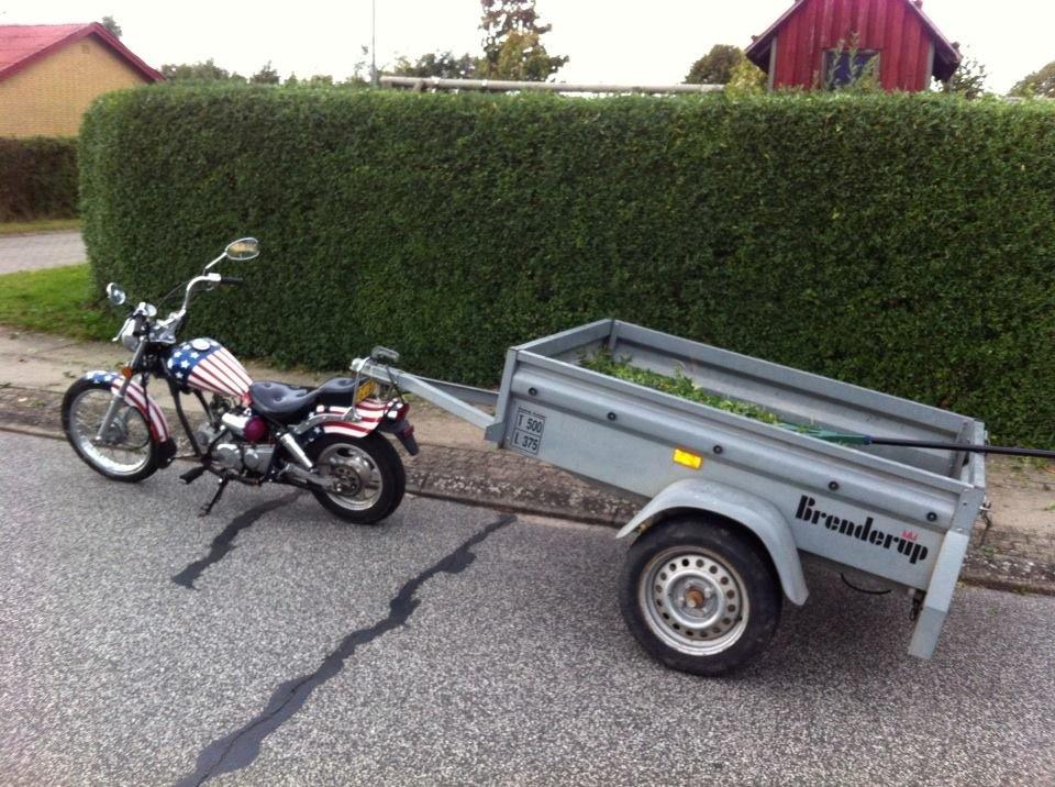 Min Regal Raptor 50cc knallert - kan også bruges som trækker hahaha ;) billede 4