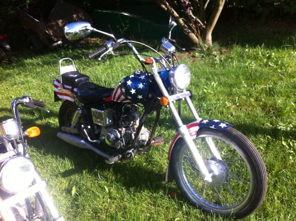 Min Regal Raptor 50cc knallert - Ude i sommer vejr billede 3