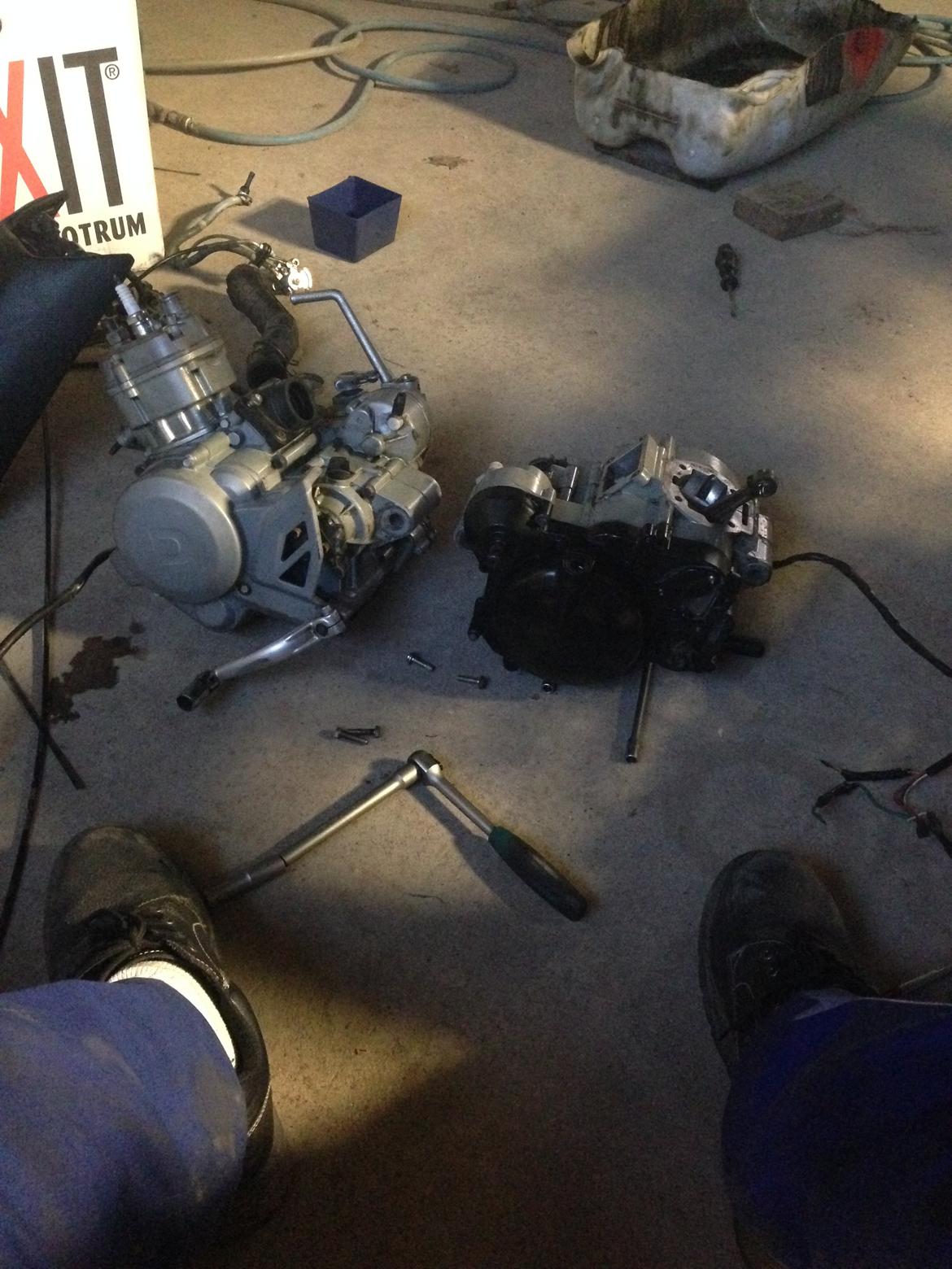 Derbi senda DRD extreme tuning projekt ( underkniven )  - Ja der er lidt forskell cylinder & udstødning kommer. billede 22