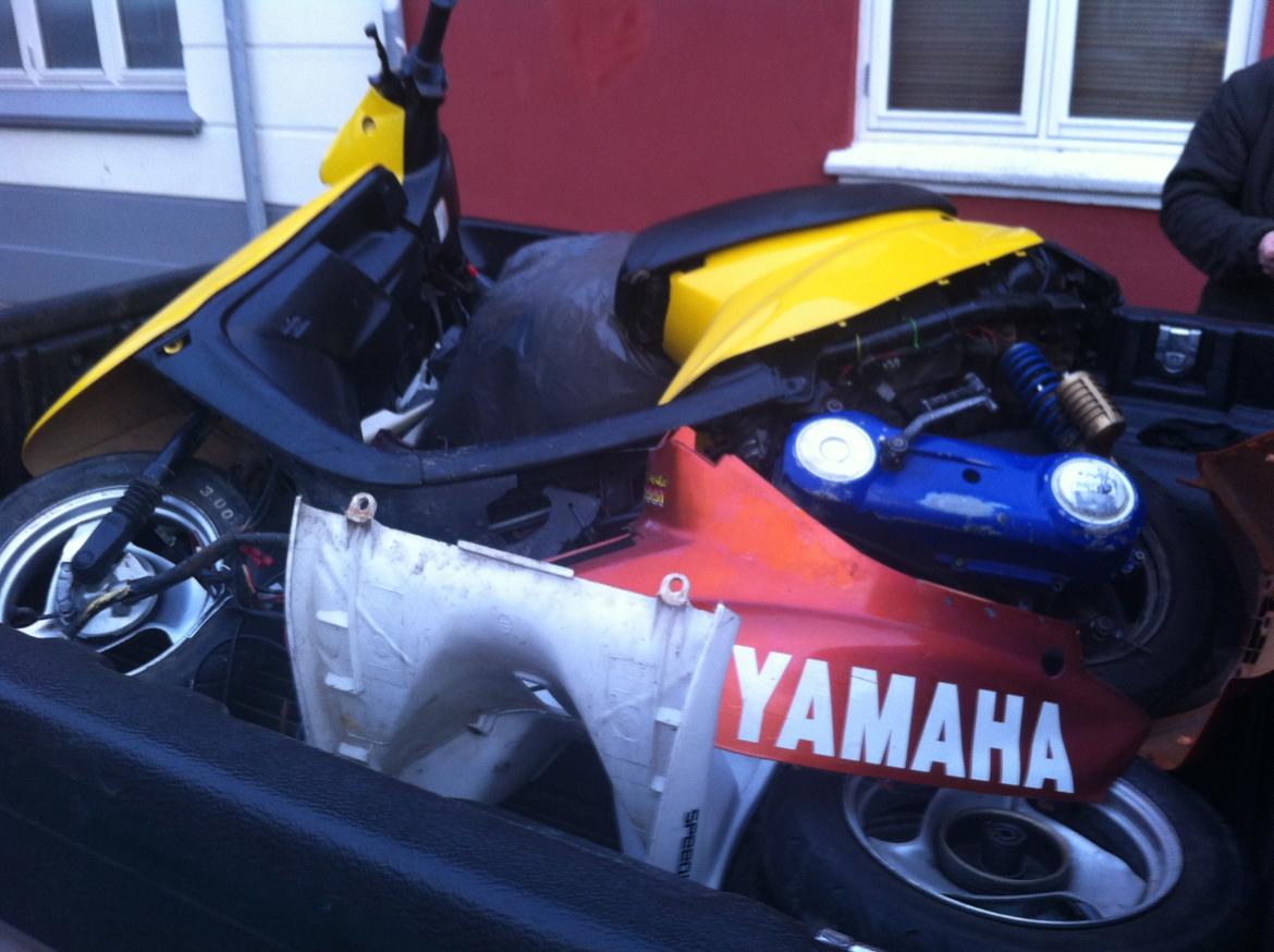 Yamaha Jog FS projekt. - Da den skulle hjem til værkstedet :) billede 3