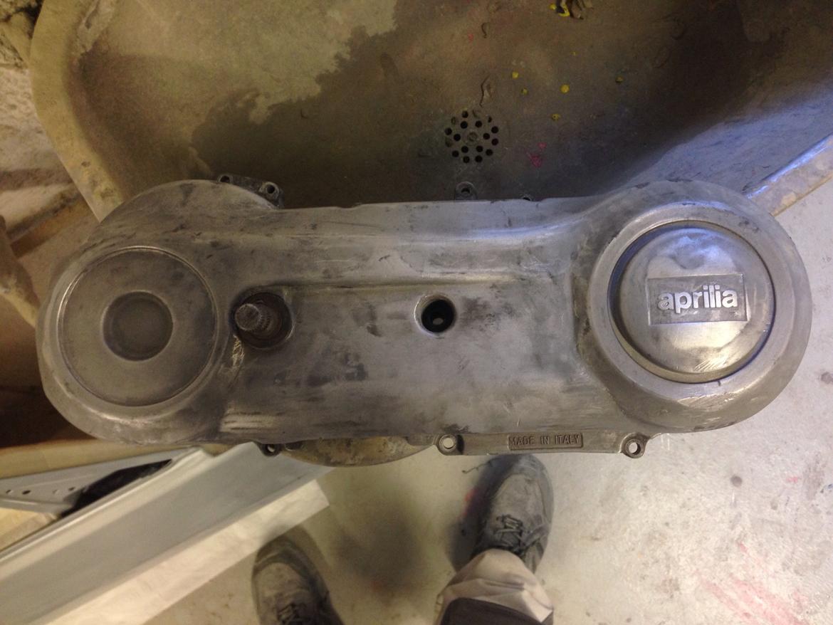 Yamaha Jog FS projekt. - Efter lakfjerner. billede 11