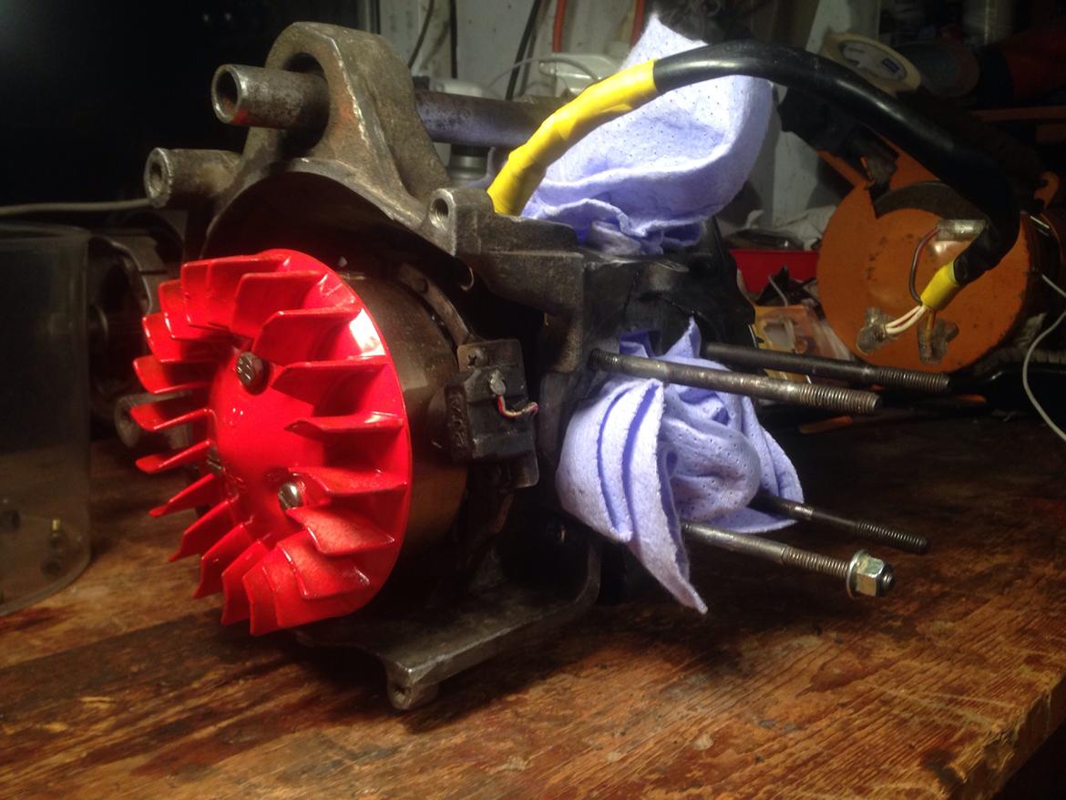 Yamaha Jog FS projekt. - Blokken efter en god gang renovering. billede 30