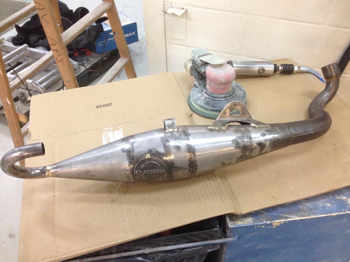 Yamaha Jog FS projekt. - Fortsatte igen, og gjorde det hele igen for en ekstra holdbarhed :) billede 43