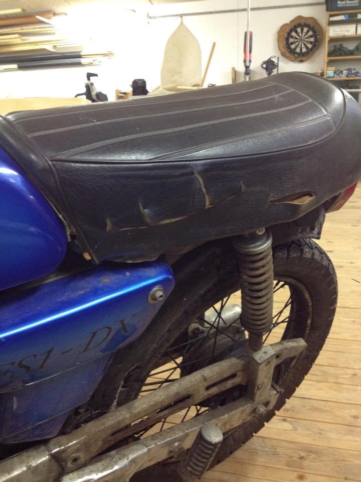 Yamaha fs1 77' projekt - Godt sæde, med læderbetræk billede 6