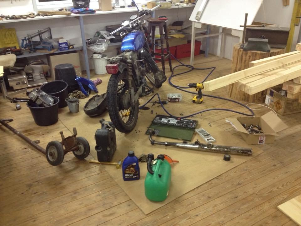 Yamaha fs1 77' projekt - Så begynder festen billede 10