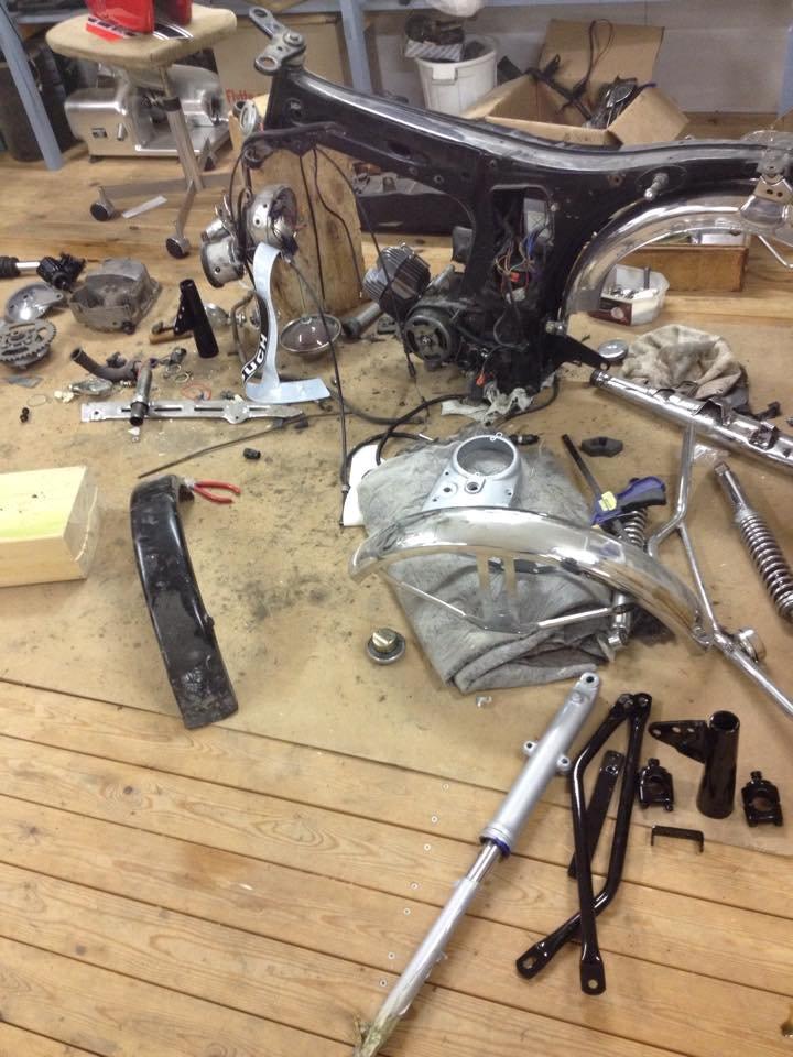 Yamaha fs1 77' projekt - De nye dele er hentet, nu skal der samles! billede 20