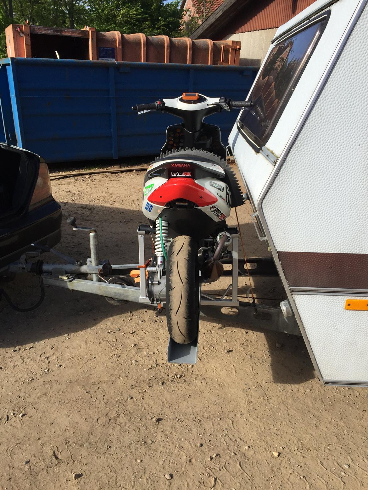 stativ til scooter på campingvogn billede 4