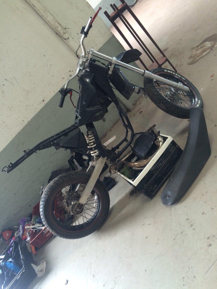 Aprilia Rs50 - Cpi SM Italkit tuning. - Lige efter vi var kommet hjem med cpi' billede 2