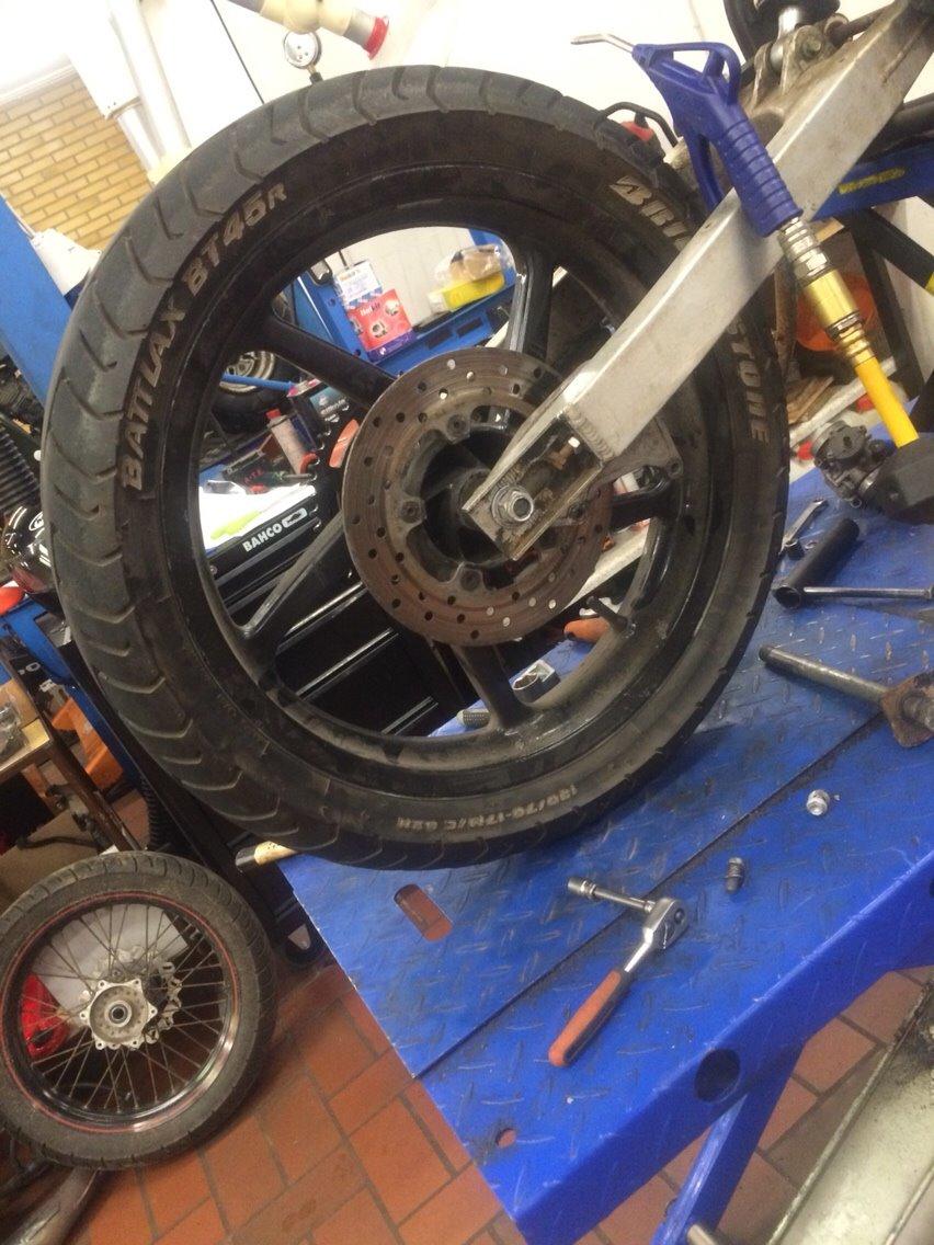 Aprilia Rs50 - Cpi SM Italkit tuning. - bagfælg tilpasses. billede 5