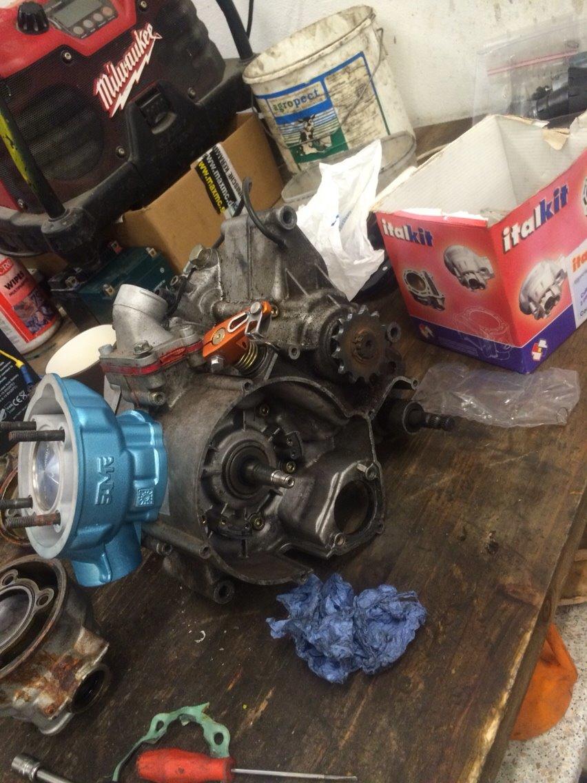 Aprilia Rs50 - Cpi SM Italkit tuning. - Prøvemonteret det nye kit. billede 8