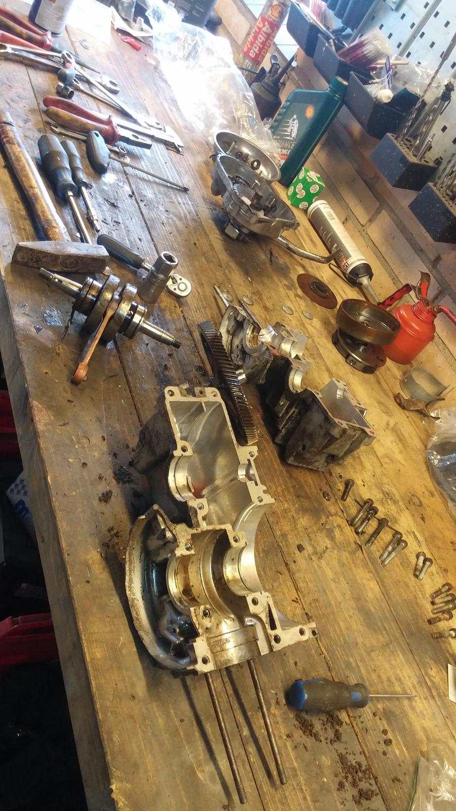 Puch rough rider / magnum / pionier. Renovering billede 6