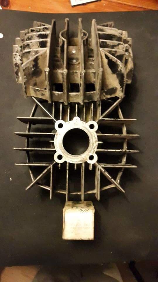 Puch rough rider / magnum / pionier. Renovering - orginal puch cylender og topstykke 38.5mm 5.5hk billede 13