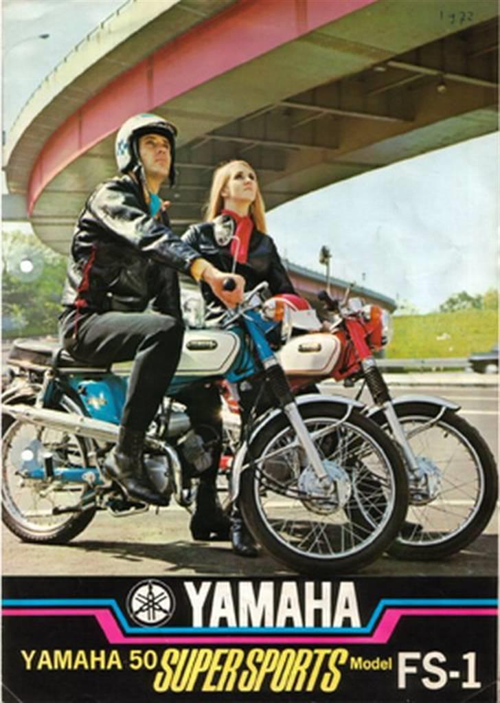 Yamaha fs1 4 gear farver - Yamaha SS årg. 1969 Brochure Drejeventil billede 1