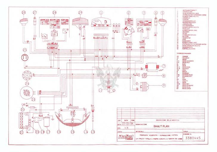 Mange ledningsnet - Italjet Formula 50 billede 6