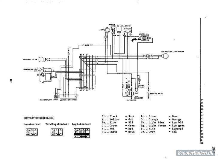 Mange ledningsnet - Honda Melody Mini billede 18