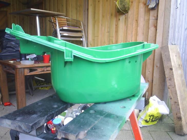 Zip Sprinter - Min Sadelkasse, var meningen at det skulle være 100% kawasaki grøn, men blev det bare ikke helt....men det ser fedt nok ud. billede 3