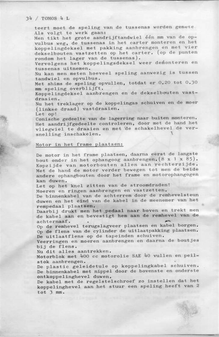 Tomos 4L motor.. billede 35