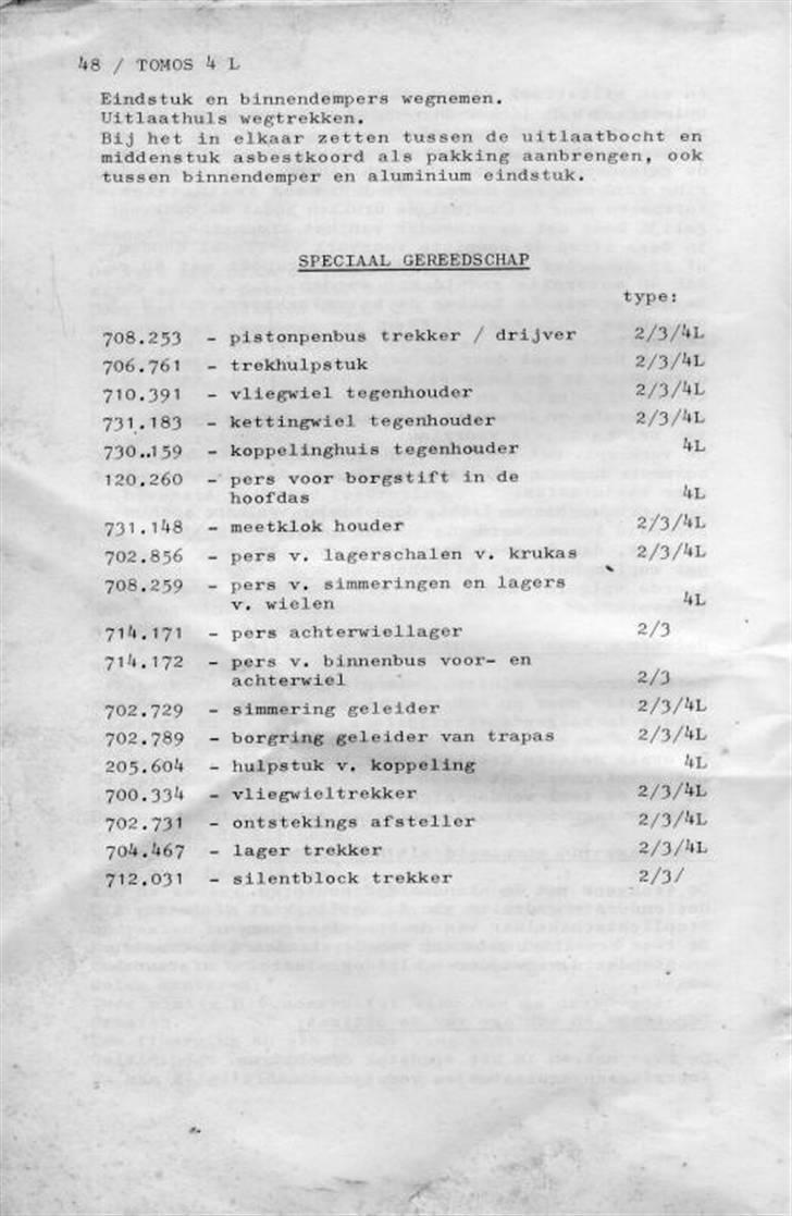 Tomos 4L motor.. billede 48