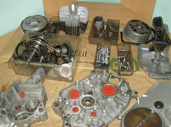 Yamaha fs1 4 gear (Blue Killer!) - Motoren under renovering... Renoveres med nye SKF lejer, simmeringe og pakninger... billede 11