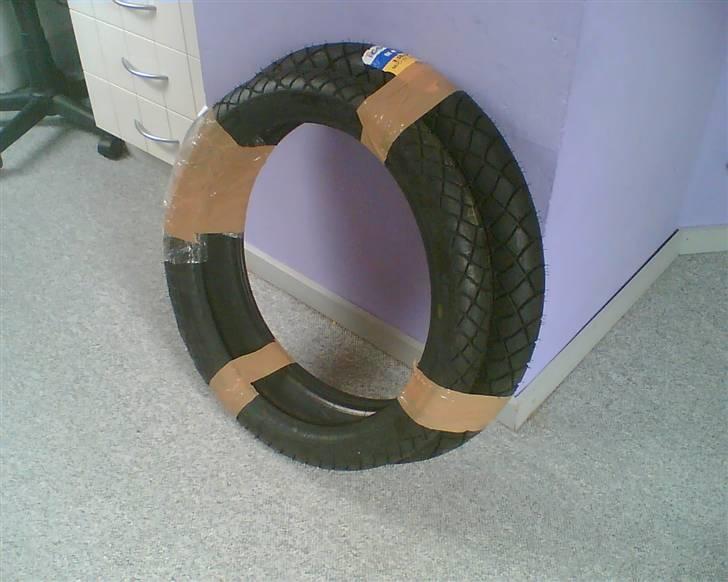 Yamaha fs1 4 gear (Blue Killer!) - 18" michelin M45, til stjernefælgene... skal nok blive godt! billede 15