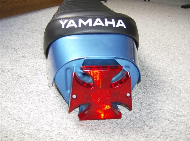 Yamaha fs1 4 gear (Blue Killer!) - Sæde med autolakeret anderøv og malteser baglygte... også samlet med rustfri bolte og textyl! billede 25