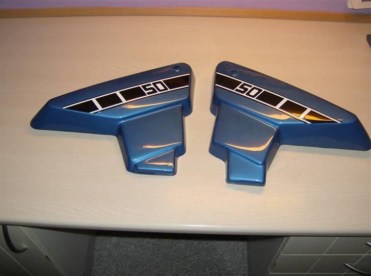 Yamaha fs1 4 gear (Blue Killer!) - Sideskjolde autolakeret metallik blå og eftergivet klarlak... autolakering foretaget af Morup Mølle autolak... billede 26