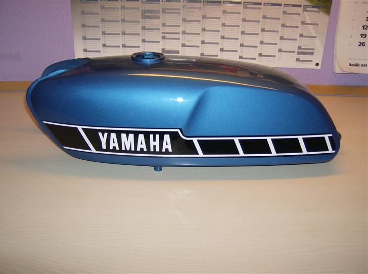 Yamaha fs1 4 gear (Blue Killer!) - Tanken er autolakeret metallik blå og eftergivet klarlak... autolakering foretaget af Morup Mølle autolak... billede 28