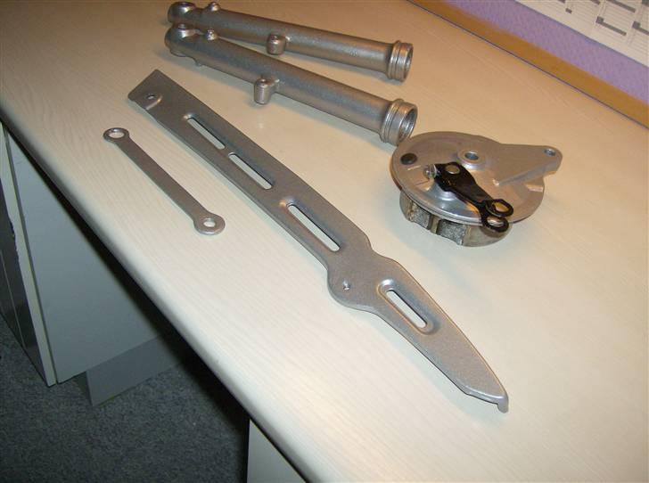 Yamaha fs1 4 gear (Blue Killer!) - Ydrerør, kædeskærm og bremseplade pulverlakeret... billede 32