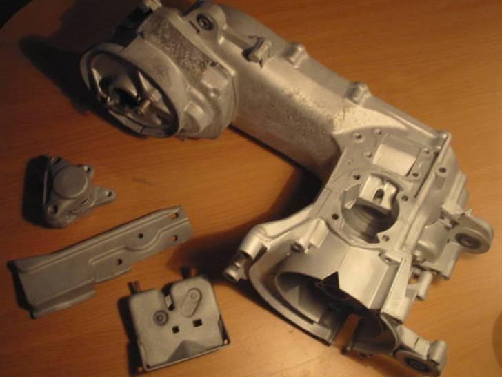 Honda sfx LC evo - Blokken efter sandblæsning, så skal den bare fræses op til evo lc billede 8