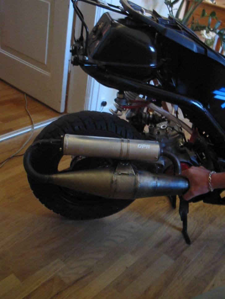 Honda sfx LC evo - Var lige ved og eksperimentere lidt med ophæng osv, kunne desværre ikk undgå at svejse i den.. billede 17