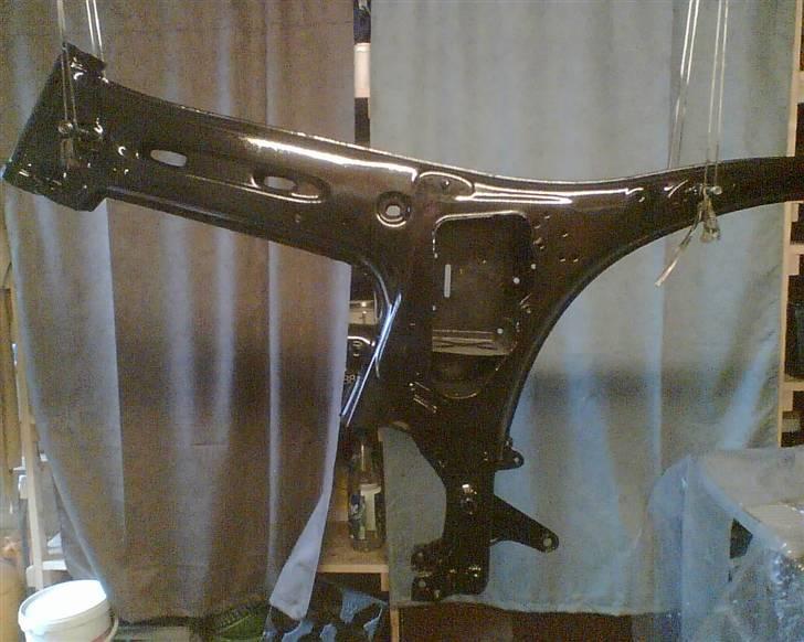 Opbygning af min Yamaha FS1 DX - Anden lag sort maling. billede 4