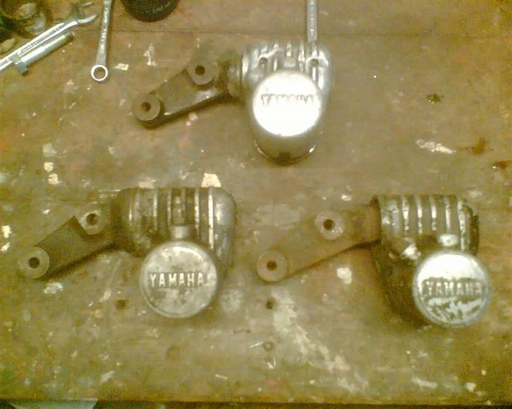 Opbygning af min Yamaha FS1 DX - Tre originale Yamaha bremsekalibere. billede 19