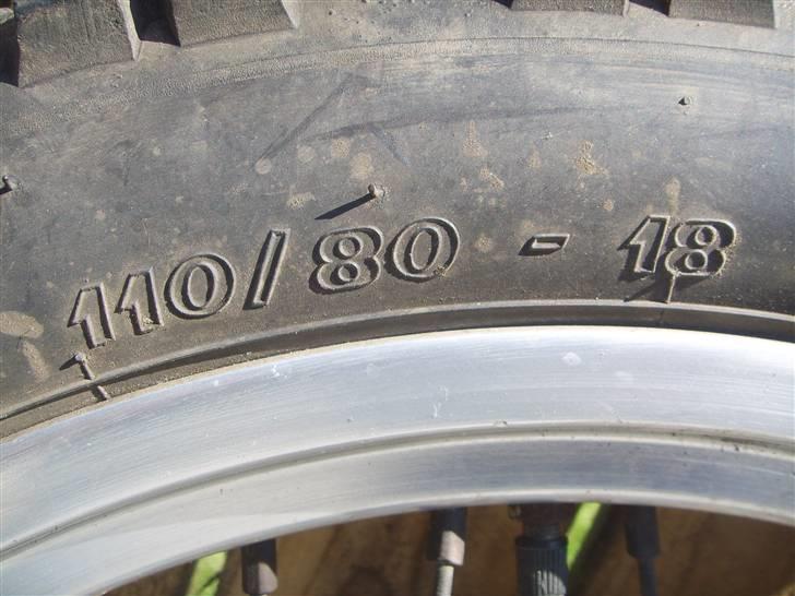 Nye fælge til Derbi Senda Sm X - Bredde, højde og tommer på dækket. 110/80 - 18" (bagdæk) billede 5