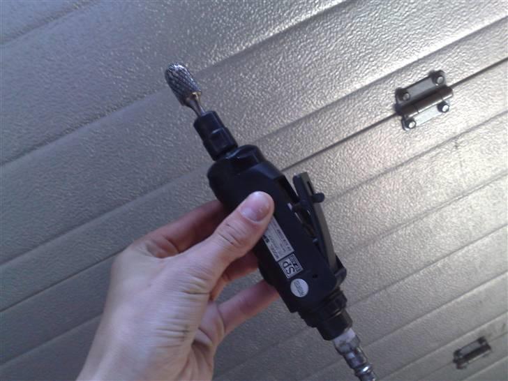 Guide til fræsning/blueprintning af Maxi Blok (; - Luft-sliberen, med slibe-hovedet. billede 6